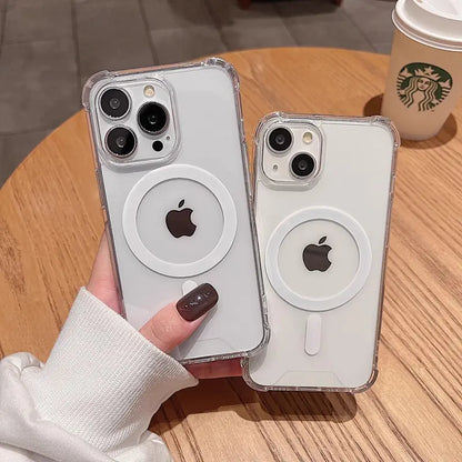 Transparent Shockproof Case for iPhone 14/15 Series