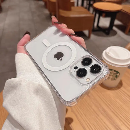 Transparent Shockproof Case for iPhone 14/15 Series